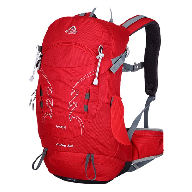 Ligero estante neto bolso al aire libre impermeable deportes alpinismo mochila 30L senderismo