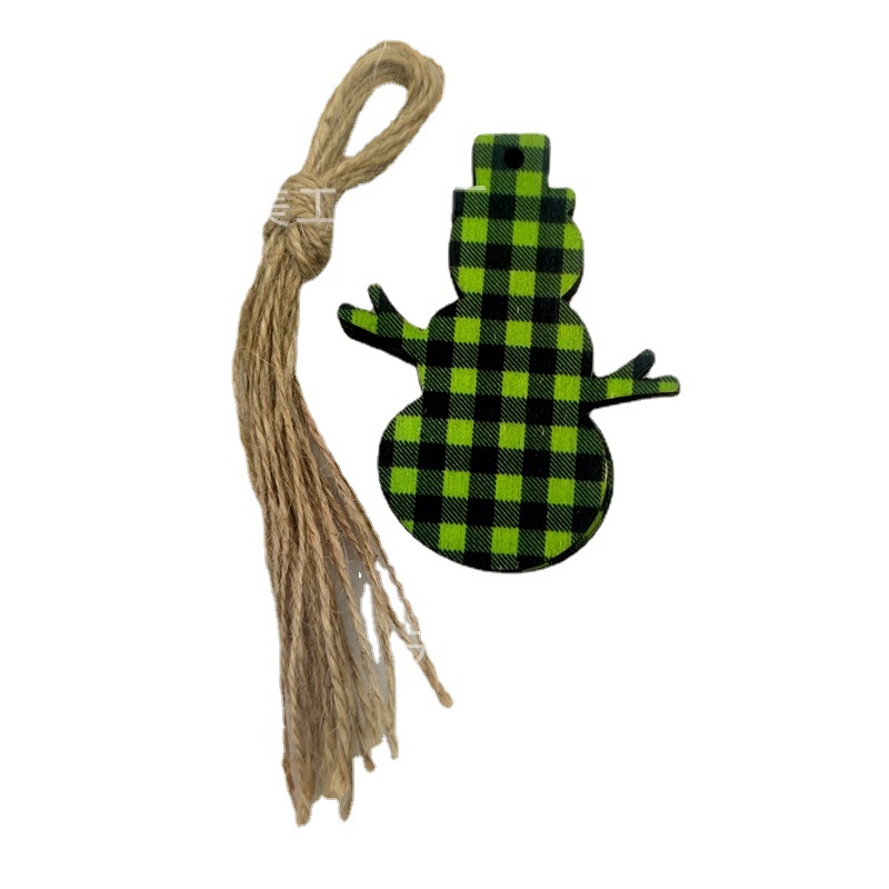 33 modelos de celosía azul y negro serie navideña piezas de madera colgante de decoración navideña se pueden combinar libremente 10 piezas en un paquete