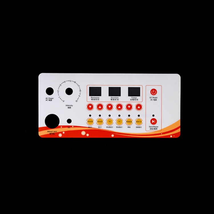 PC遥控器控制面板 矿机控制面板 塑料PC按键薄膜开关标牌