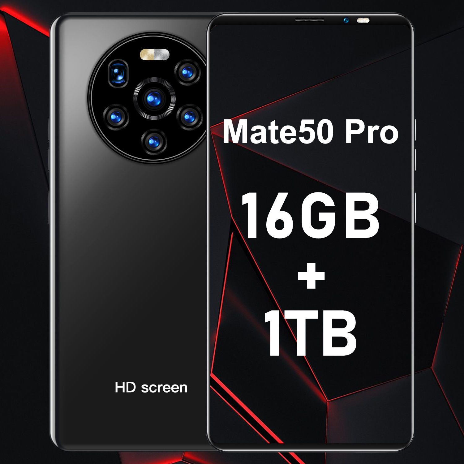 Cross-border mobile phone new Mat50 Pro5.8 inch (16GB +1TB) ..