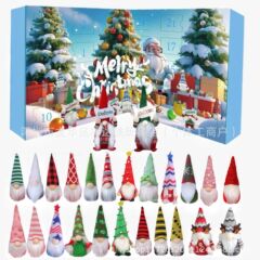 跨境Christmas Gnome Advent Calendar 2025圣诞节侏儒降临日历