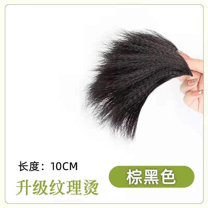 Peel de maíz almohadilla pelucón cráneo alto esponjoso artefacto femenino invisible almohadilla pelucón raíz de cabello