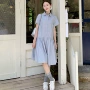 法式夏季好看短袖连衣裙
