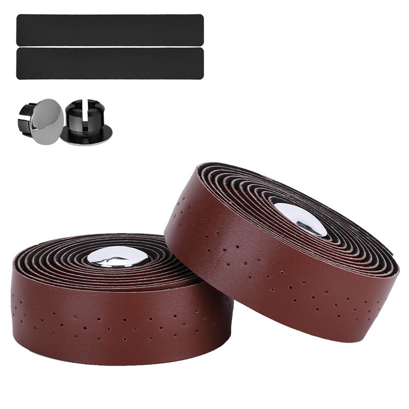 Suministro de los fabricantes perforada PU manejar cinturón de carretera bicicleta mango cinturón multi-color opcional scooter Correa