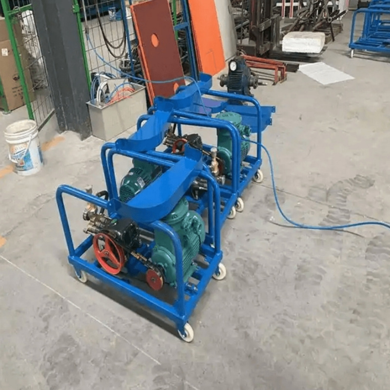 Máquina de lechada de doble líquido de alta presión para equipos de refuerzo de agujeros de sellado de alta presión con flujo ajustable de lechada estable (depósito de oro)