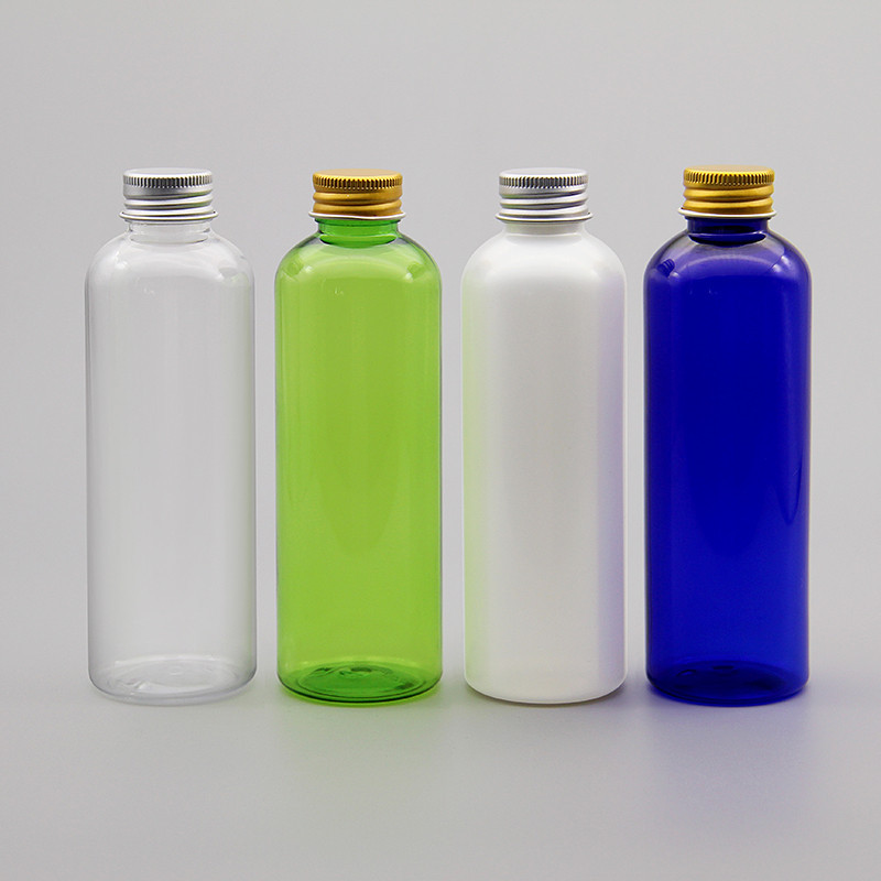 200ml 24牙 塑料  铝盖瓶、 乳液分装瓶