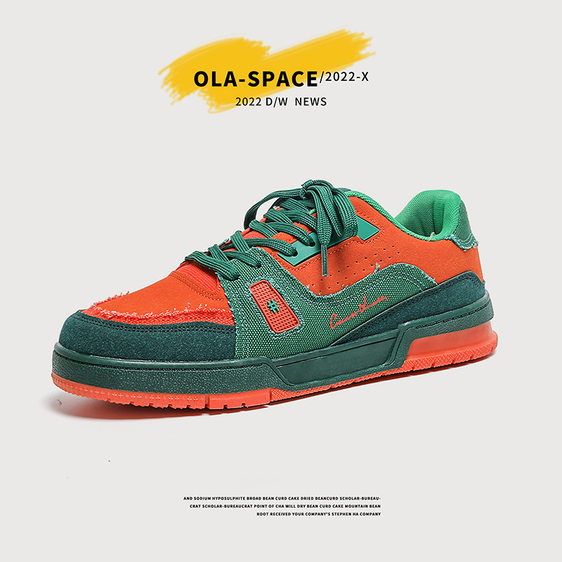 板鞋男2022新款ins潮網紅運動板鞋復古百搭男女情侶鞋