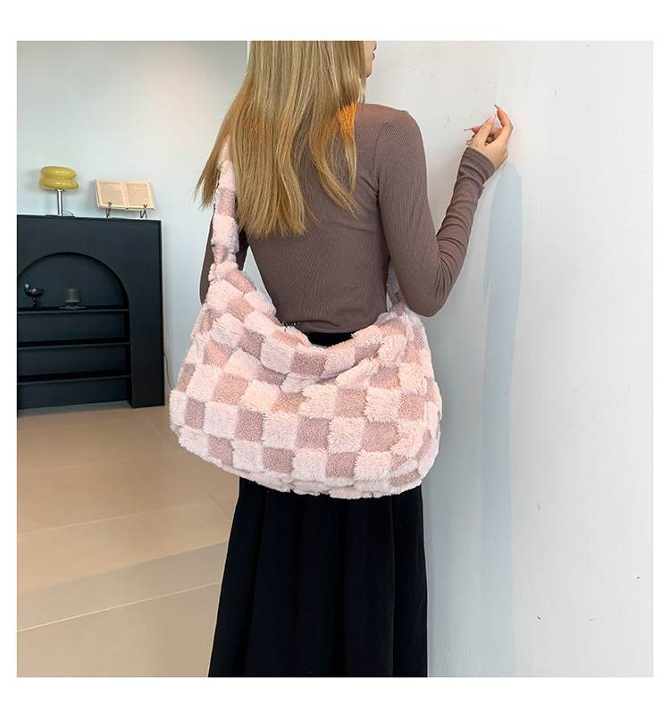 Women's Shoulder Bag Casual Fashion Solid Colour Handbag_voghion.com