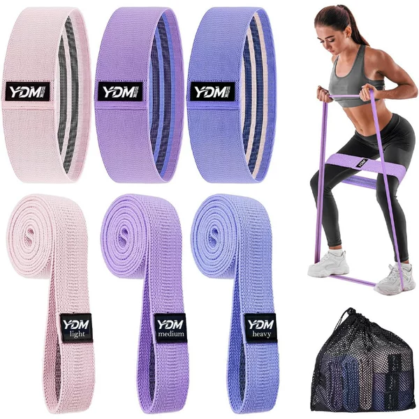 Cross-border fitness yoga resistance band for butt shaping, hip strength, squat butt strap, high-elasticity stretching butt lift band