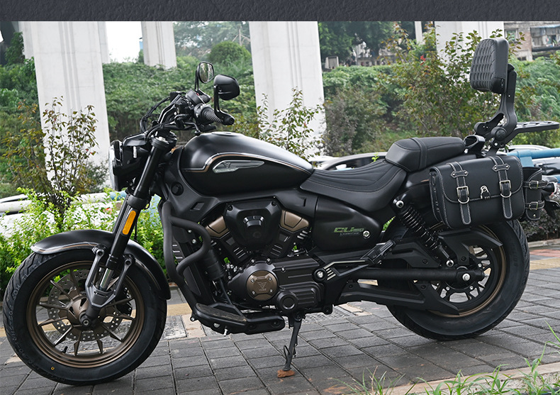 Suitable for Longxin Wuji Cu250 Crash Guard, Amt Automatic Gear Bumper, Anti-Fall Folding Backrest, Second-Generation Side Bag Modification