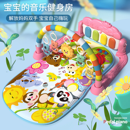 Baby Multifunction Foot Piano Newborn Music Game Mat 0-1 Baby Fitness Frame Early Education Toys