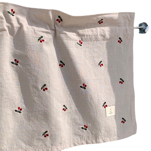 Ins style embroidery Korean children's sun protection and heat insulation curtains baby photo photography props car car curtains