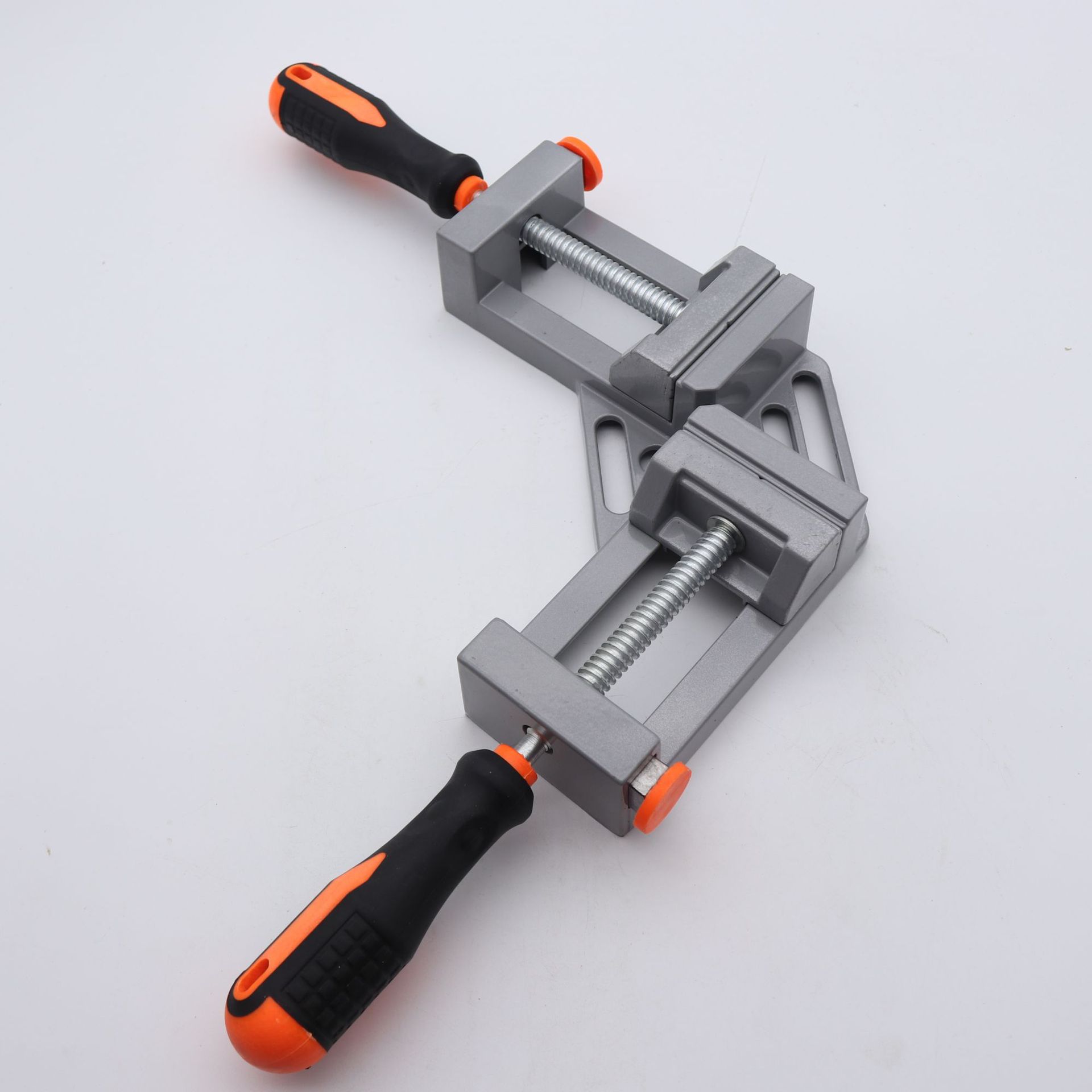 厂家直销 铝合金90度木工直角夹 单手柄木工夹子 快速夹 五金工具