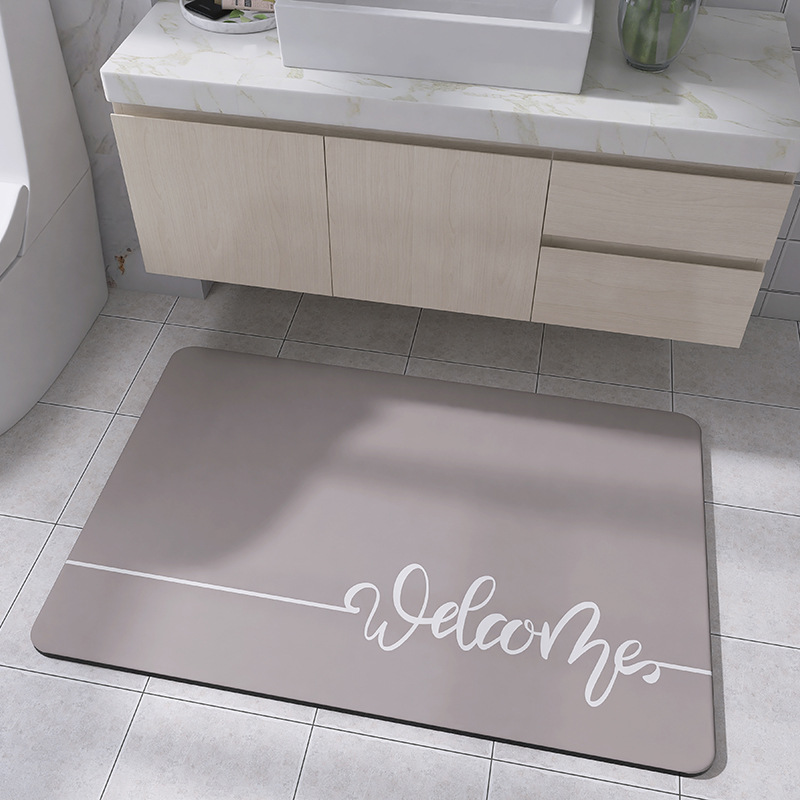 Alfombra de piso de barro de diatomeas alfombra doméstica baño absorbente alfombra de piso antideslizante de secado rápido alfombra resistente a las manchas alfombra para el hogar