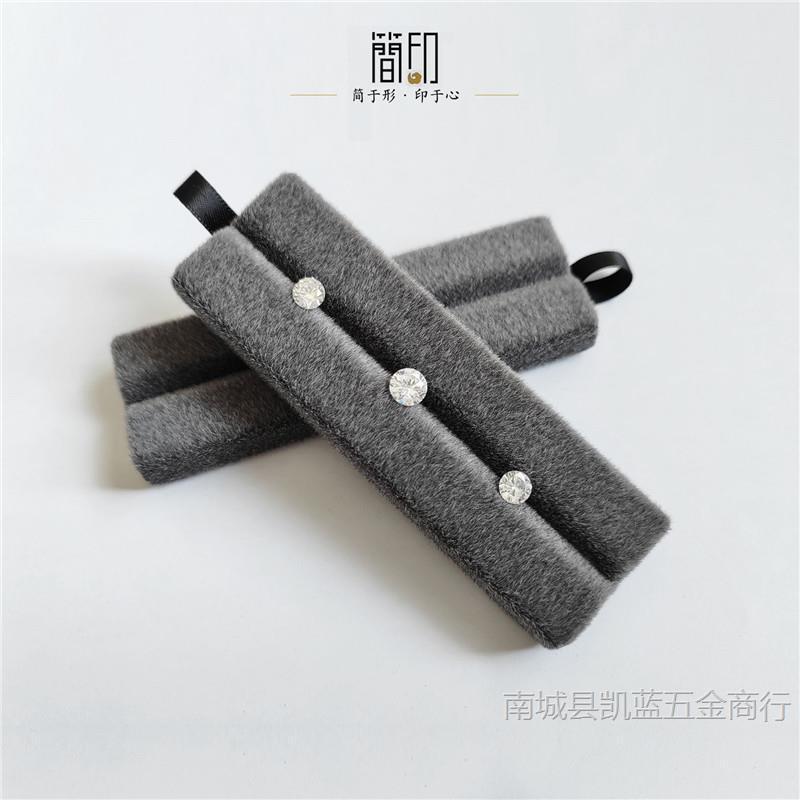 ダイヤモンド撮影補助具、赤と青の宝石ディスプレイツール、ルースストーンジュエリー収納ボックス、ディスプレイ小道具|undefined