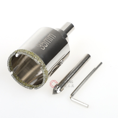 Glass hole opener with center drill Positioning glass hole opener Marble tile hole diamond drill bit