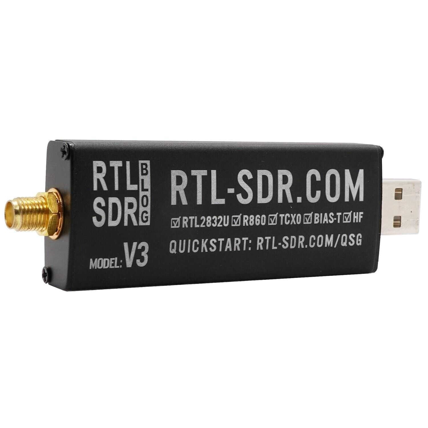 RTL-SDR Blog V4 R828D RTL2832U 1PPM original software radio receiver SDR