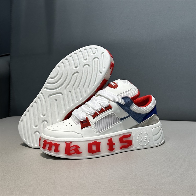 Scarpe casual da uomo con suola spessa stile campus comode_voghion.com