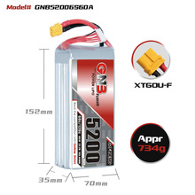 GNB5200mAh 6S 22.2V 60C늄ֱCFPV̶늳RCģ