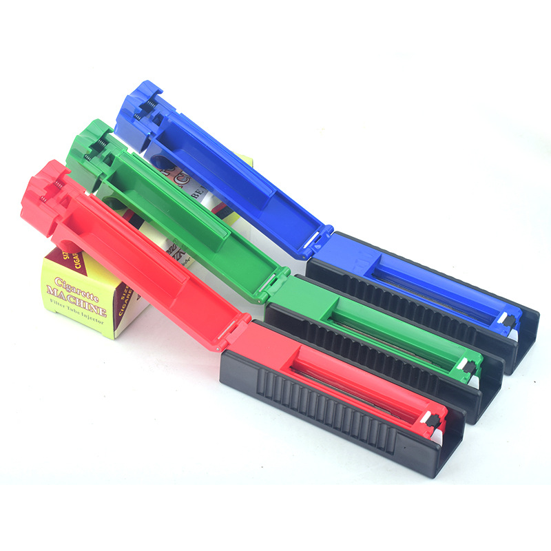 Enrollador de cigarrillos manual, máquina de anillo de humo doméstica, llenador automático de cigarrillos, máquina de cigarrillos portátil pequeña de 8 mm