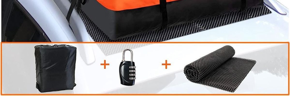 Roof luggage bag, waterproof and wear-resistant, for outdoor use, large capacity