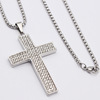 Creative exaggerated personality tide men and women stainless steel tag necklace necklace new Stainless Steel Nextlace