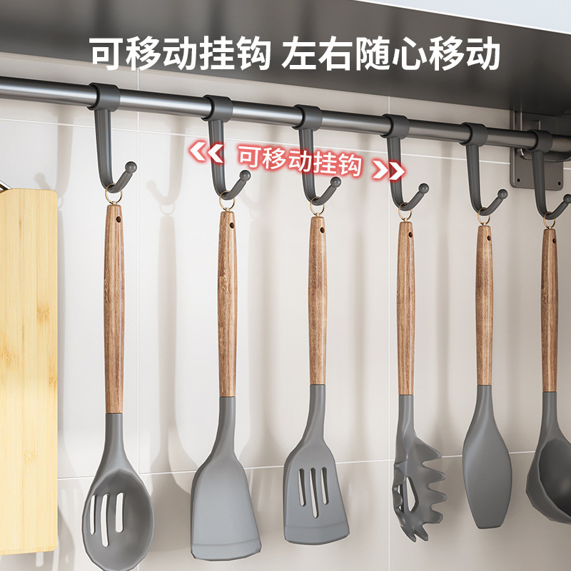 キッチン収納ラック、パンチフリー壁掛けスパイスラック、壁掛けスパイスポット、多機能家庭用バルコニー収納ラック|undefined