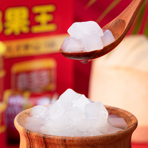 Xiduoduo Nata de Coco King Grass Jelly Balls Fruit Jar Canned Full Case Ready-to-Eat 1*12 Cans