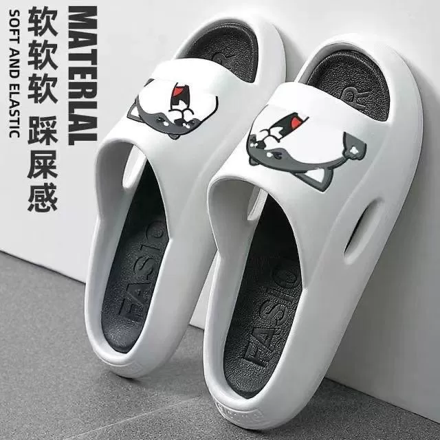 2023 тапочки мужские летние уличные модные in Beach Home Shit feling ванна с толстым дном пара мужские сандалии