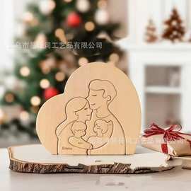 亚马逊新品Mother's Day个性拼图摆件家居装饰新居礼物工艺品摆件