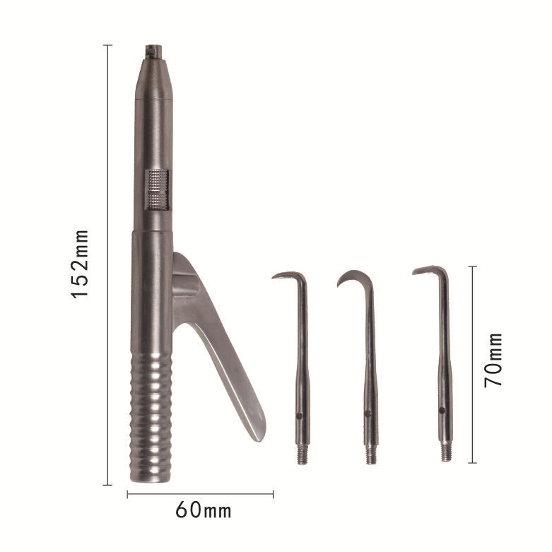 Herramienta transfronteriza de acero inoxidable para remover coronas temporales, removedor automático de coronas dentales, removedor de coronas de doble cabezal.