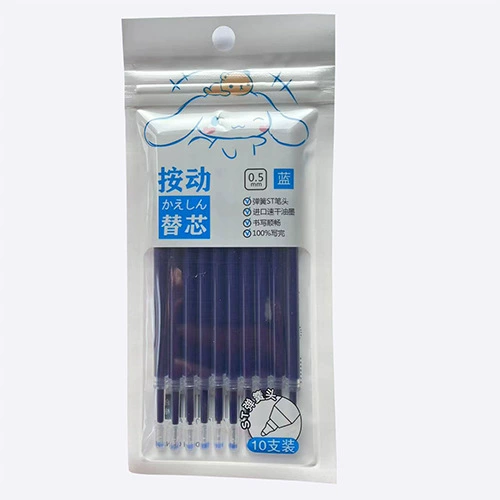 Capacious quick dry black rollerball pen, 0.5mm