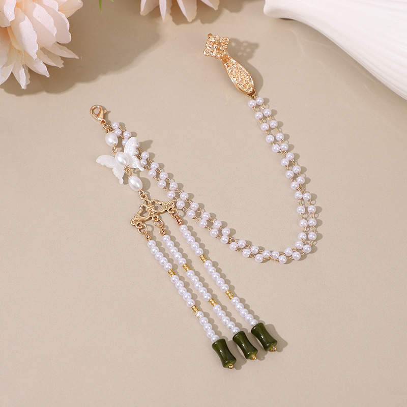 Antigüedades Cheongsam, tendencia nacional, temperamento, temperamento, colgante, broche, ropa de té Hanfu, borlas, retro, maquillaje chino, accesorios para mujeres