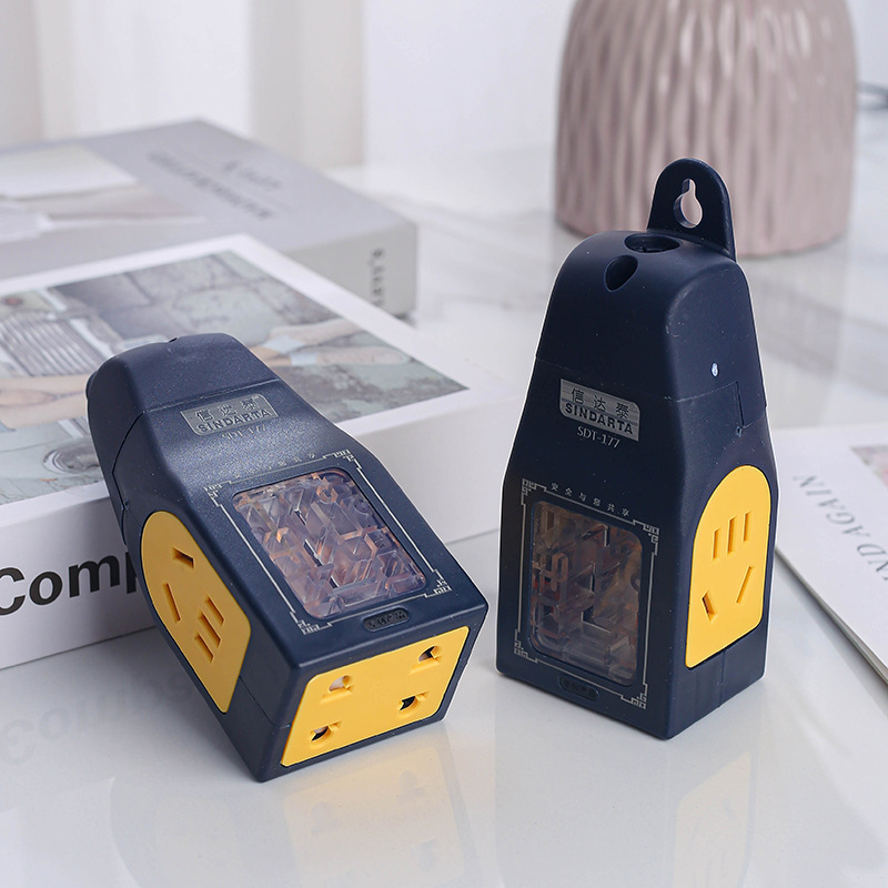 信达泰无线地拖插座新国标14孔带灯排插线板加厚铜片大功率拖线板