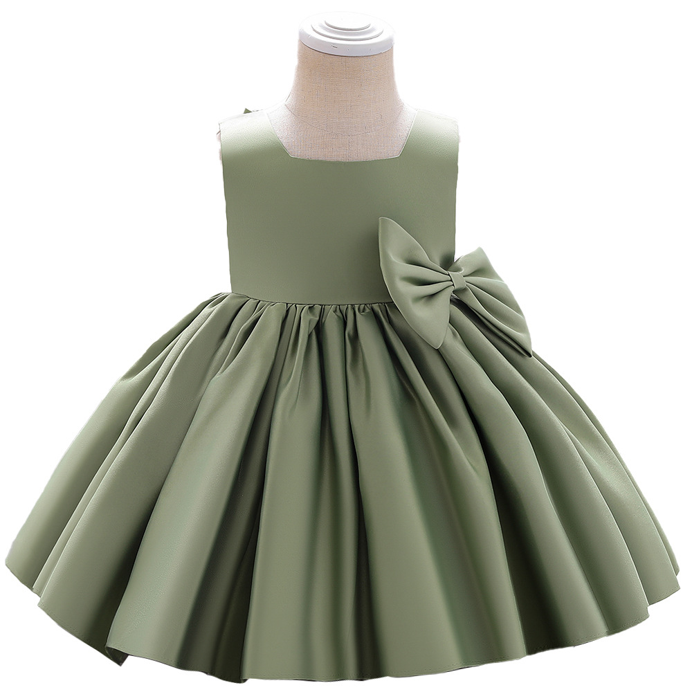 children's dress with bow