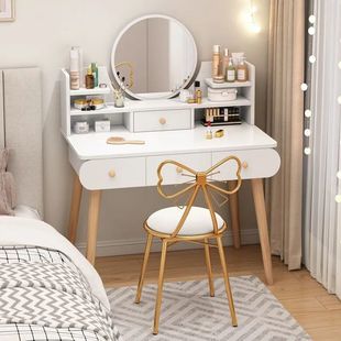 Light Luxury Dressing Table Bedroom Modern Simple Storage Cabinet Integrated Simple Small Nordic Style Makeup Table Internet Popular Ins Style