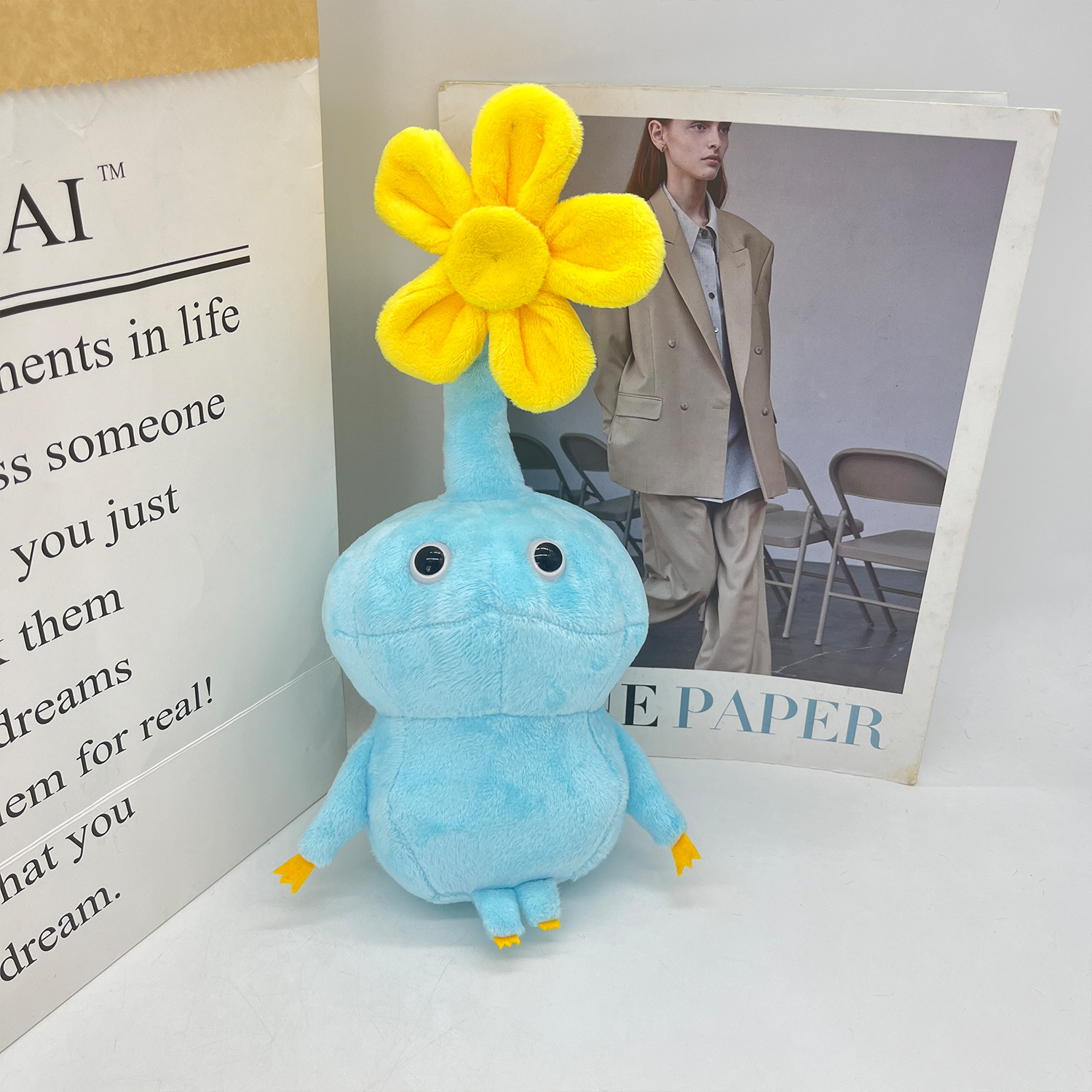 Sdoganamento transfrontaliero viola pikmin peluche ghiaccio pikmin 4 peluche bambola giocattolo_voghion.com