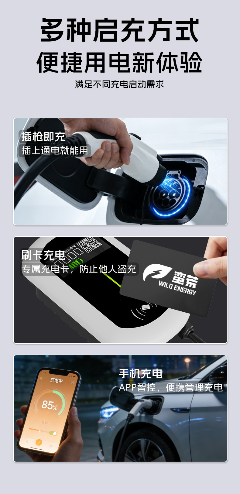 European Standard Customized Home-Use 7Kw New Energy Vehicle Weather-Resistant Charging Stable Operation Protection Type2 Charging Station