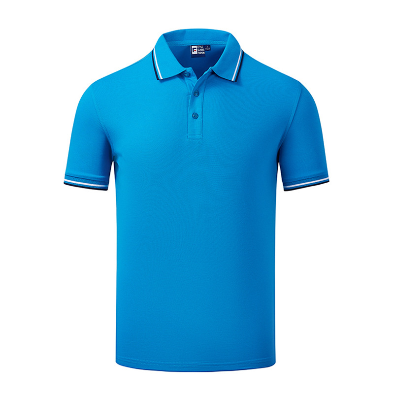 200G40 branch business affairs group Lapel Short sleeved POLO Shirt female models