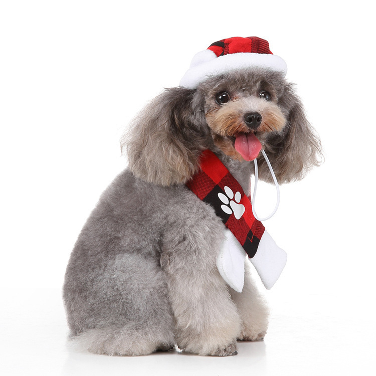 Stylish Pet Scarf For Dogs And Cats Adjustable Neck Warmer_voghion.com