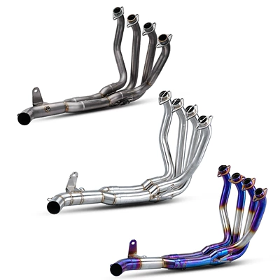 Motorcycle exhaust pipe – Front Section Non-Destructive Installation