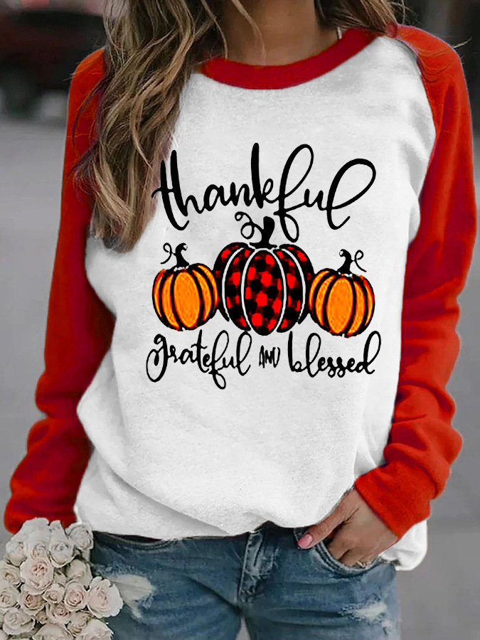Justice Monogram Print Sweatshirt Image 2