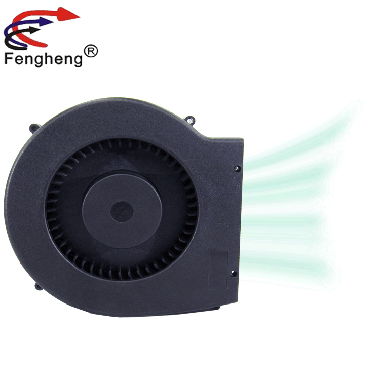 厂家直销14025 12V涡轮鼓风机防水IP68低噪音涡轮直流鼓风机