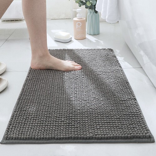 Chenille floor mat living room bedroom bay window carpet kitchen door mat bathroom absorbent anti-slip floor mat factory wholesale