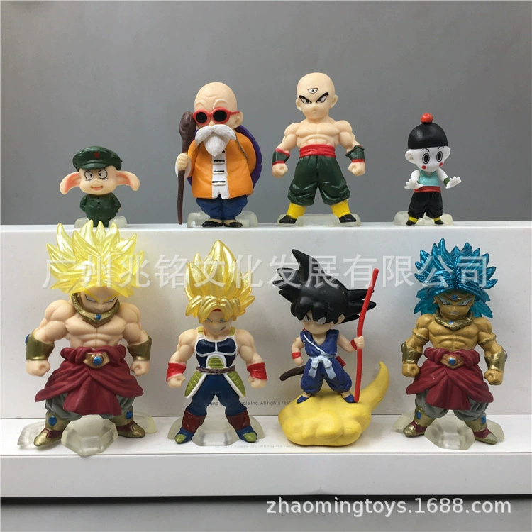 Dragon Ball Z: фигурка Гоку/Броли, тематическая коллекционная кукла (чай улун/пельмени Тяньцзинь)