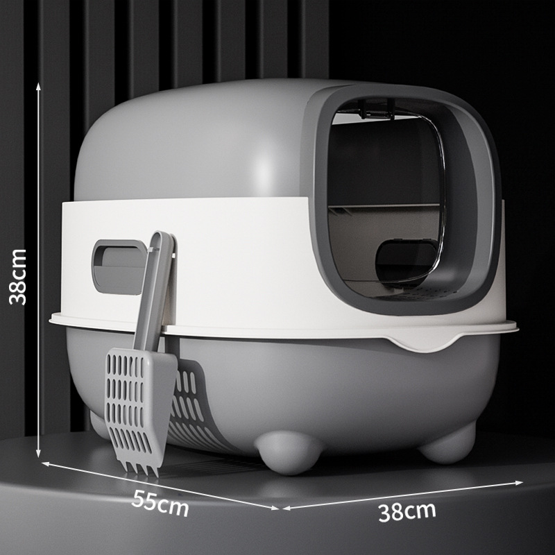 Inodoro para gatos gigante esterilización ultravioleta totalmente cerrada lavabo de arena para gatos lavabo de heces para gatos al por mayor