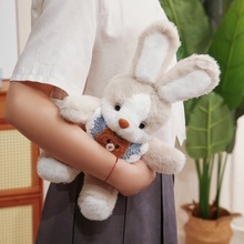 毛绒玩偶晚安兔子公仔可爱睡觉娃娃抱枕陪睡玩具女生生日礼物小兔
