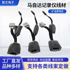 厂家供应CX-4专用线 记录仪内部线材 嘉年华10P 车载线束连接线
