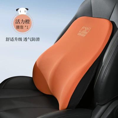 Headrest – Sleeping in Car - single-lumbar-support-vital-orange-t-833mh-ch