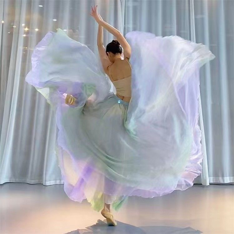 Black Moon Light Dance Classical Dance State Wind Double -layer…